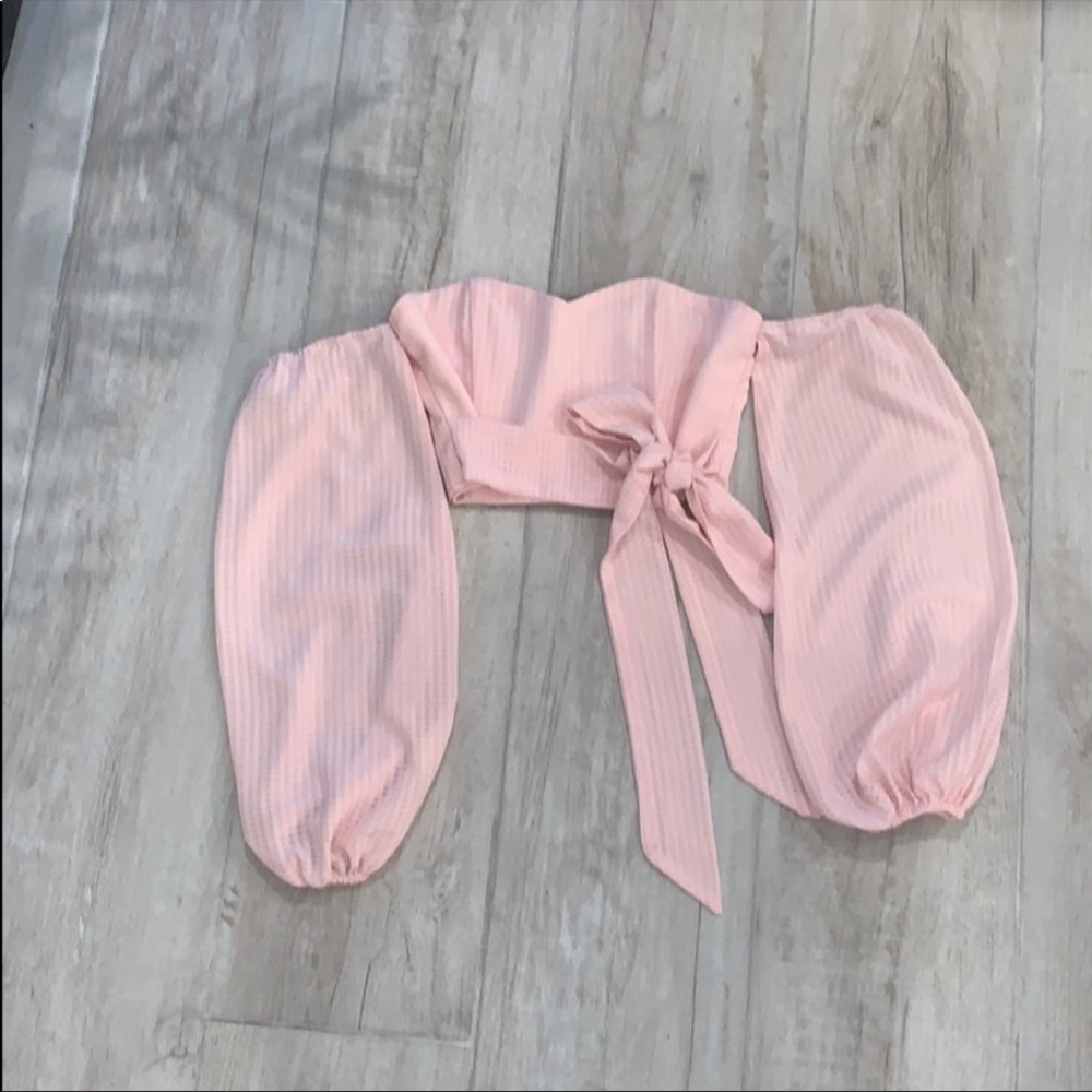 By The Way pink crop top